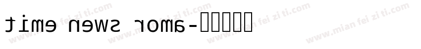 time news roma字体转换